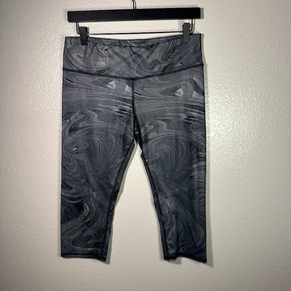 ALO Yoga Gray Swirl Leggings
